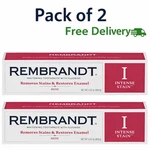 Rembrandt Intense Stain Whitening Toothpaste, Mint Flavor, 3.5-ounce (2 Pack). Fixed Price $14.79.
