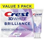 Crest 3d White Brilliance Toothpaste Pack Of 3 Bright Mint 4.3 Oz Whitening. Fixed Price $27.89.