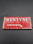 Vintage 1940's Dentyne Chewing Gum "un-opened" Five Cent Pack Factory Sealed. Fixed Price $32.95.