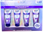Crest 3d White Deep Stain Remover Whitening Toothpaste 4 X 2.1 Oz Exp 08/27. Fixed Price $33.26.