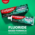 Colgate Max Fresh Whitening Mint Toothpaste With Breath Strips, 6oz- Pack Of 4. Fixed Price $18.00.