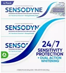 Sensodyne Maximum Strength & Advance Whitening Pack Of 4 Net Wt 6.5 Oz 184g Per. Fixed Price $47.20.