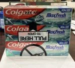 Colgate Max Fresh Whitening Toothpaste 6pack Clean Mint Breath Freshening. Fixed Price $29.09.