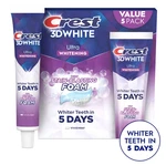 Crest 3d White Ultra Whitening Toothpaste, Vivid Mint (5.2 Oz, 5 Pk). Fixed Price $25.49.