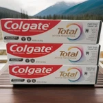 3 Pack Colgate Total Active Prevention Whitening Charcoal Mint Toothpaste, 5.1oz. Fixed Price $20.88.