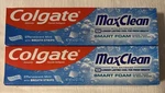 2x Colgate Maxclean Smart Foam Anticavity Fluoride Toothpaste With Whitening 6oz. Fixed Price $18.99.