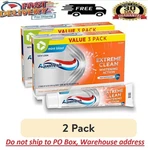 6 Pack - Aquafresh Extreme Clean Whitening Action Toothpaste, 5.6 Ounce. Fixed Price $19.74.