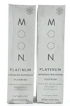 2 Moon Platinum Advanced Whitening Fluoride Toothpaste Mint 4.2 Oz. Fixed Price $32.95.