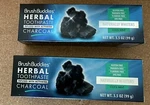Herbal Toothpaste Infused With Activated Charcoal (pack Of 2) By Brush Buddies. Fixed Price $5.99.