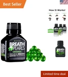 Natural Breath Freshener Softgels - 50 Count, Alcohol & Sugar Free. Fixed Price $29.99.