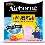 Airborne Electrolyte Replenisher Strawberry Lemon Tablets 10ct. Fixed Price $8.72.