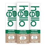 Hello Naturally Whitening Toothpaste Fluoride, Coconut Oil, Mint - 4.7oz 3 Pack. Fixed Price $24.60.