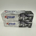 Lot Of 2 Crest 3dwhite Brilliance Fluoride Toothpaste Charcoal Mint 4.6oz 09/28. Fixed Price $19.99.
