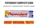 1 Pack Pepsodent Complete Care Anticavity Fluoride Toothpaste Original 5.5 Oz. Fixed Price $15.99.