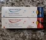Fresh Mouth Nano Silver Toothpaste Fluoride Free 2pck. Fixed Price $30.00.