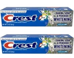 2 X Crest Baking Soda Peroxide Whitening Fluoride Toothpaste Pasta Dental 2.4oz. Fixed Price $13.99.