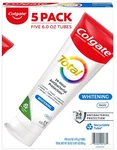 Colgate Whitening Toothpaste Total 24 Hr Antibacterial Protection 6.4oz 5 Pk. Fixed Price $34.99.