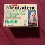 Mentadent Fluoride Toothpaste W/ Baking Soda & Peroxide Refill Sealed 5.2 Oz.. Fixed Price $10.00.