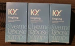 (3) K Y Tingling Sensorial Personal Lubricant 1.69oz Exp: 7/26+. Fixed Price $16.99.