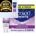 Crest 3d White Advanced, Teeth Whitening 3.7 Ounce (pack Of 4), Mint Green. Fixed Price $23.74.