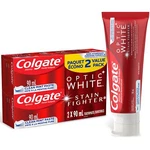 Colgate Optic White Stain Fighter Gel Toothpaste 90 Ml 2 Pack Clean Mint Paste. Fixed Price $26.10.