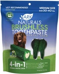 Ark Naturals Brushless Toothpaste, Dog Dental Chews For Medium Breeds, Freshens. Fixed Price $28.34.