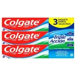 Colgate Triple Action Toothpaste 6 Oz - 3 Pack. Fixed Price $11.99.