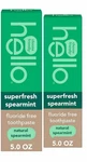 Hello Super Fresh Natural Spearmint, Fluoride-free Pack Of 2 New. Fixed Price $8.80.