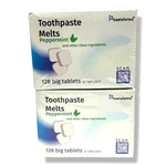 Saelafarma Toothpaste Melts Peppermint -128 Big Tablets In Two Jars- Lot Of 2. Fixed Price $15.95.