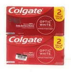 2 X Colgate Optic White Toothpaste Stain Fighter Clean Mint, 6 Oz Ea, 4ct Total. Fixed Price $18.95.