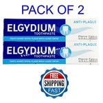 2 Pack Elgydium Anti-plaque Toothpaste 75ml Exp 09/2028. Fixed Price $26.99.
