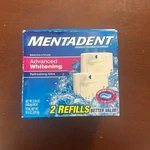 Mentadent Advanced Whitening Refill Two 5.25oz Refreshing Mint New Sealed. Fixed Price $59.74.