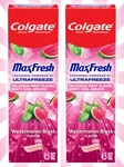 2 Colgate Max Fresh Anticavity Fluoride Toothpaste Watermelon Blast With Mint. Fixed Price $15.67.