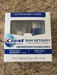 Crest Pro-health Gum Detoxify + Whitening Two- Step Toothpaste 4.0 And 2.3 Oz. Fixed Price $9.99.