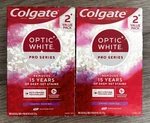 Colgate Optic White Pro Series Enamel Renewal Toothpaste 3oz 2pk Lot 2 Exp 7/27. Fixed Price $28.95.