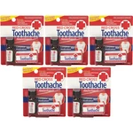 5 Pack Red Cross Toothache Complete Medication Kit 0.12oz Each. Fixed Price $26.66.