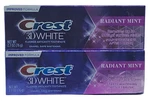 2 Crest 3d White Radiant Mint Fluoride Toothpaste Whitening 2.7 Oz Exp 2/26-3/26. Fixed Price $13.99.