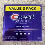 Crest 3d Stain Eraser Toothpaste, Polishing Mint, 3.1 Oz, 3 Pack 02/26. Fixed Price $19.99.