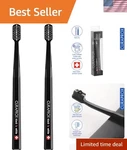 Delicate Gums Toothbrush Duo With Charcoal Bristles 2 Count For Optimal Care. Fixed Price $44.79.