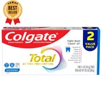 Total Whitening Toothpaste 5.1oz 2 Pack Fluoride Antibacterial Mint. Fixed Price $12.51.
