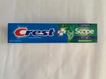 Crest + Scope Outlast Complete Whitening Toothpaste , Mint ( 5.4 Oz. ) Exp:03/28. Fixed Price $8.99.