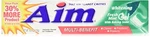 3 Pack Aim Toothpaste Gel Whitening Mint 6 Oz Each. Fixed Price $12.63.