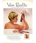 1951 Van Raalte Nylon Stockings Vintage Print Ad Pearl Necklace Pearls Wall Art. Fixed Price $17.97.
