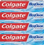 Colgate Max Clean Whitening Foaming Toothpaste With Fluoride, Effervescent Mint,. Fixed Price $41.95.