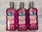 Lot (3) Act Kids Anticavity Fluoride Mouthwash Bubble Gum Blowout 16.9 Fl Oz. Fixed Price $24.65.