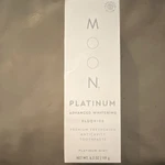 Moon Platinum Advanced Whitening Fluoride Toothpaste Mint 4.2 Oz. Fixed Price $26.75.