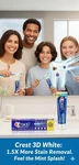 Crest 3dwhite Stain Eraser Mint Splash 2.3 Oz, Lot Of 4. Fixed Price $19.99.