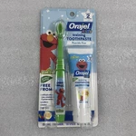 Orajel Baby Elmo Tooth & Gum Cleanser With Toothbrush Apple Banana 1oz New. Fixed Price $11.99.