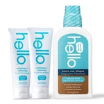 Hello Antiplaque Toothpaste + Mouthwash Fluoride-free Vegan Sls & Gluten Free. Fixed Price $25.15.
