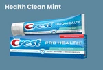 Crest Pro-health Clean Mint Toothpaste, Fluoride, 0.85oz. Fixed Price $5.99.